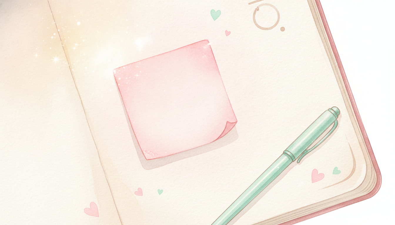 未来の自分に、書き置きを残す