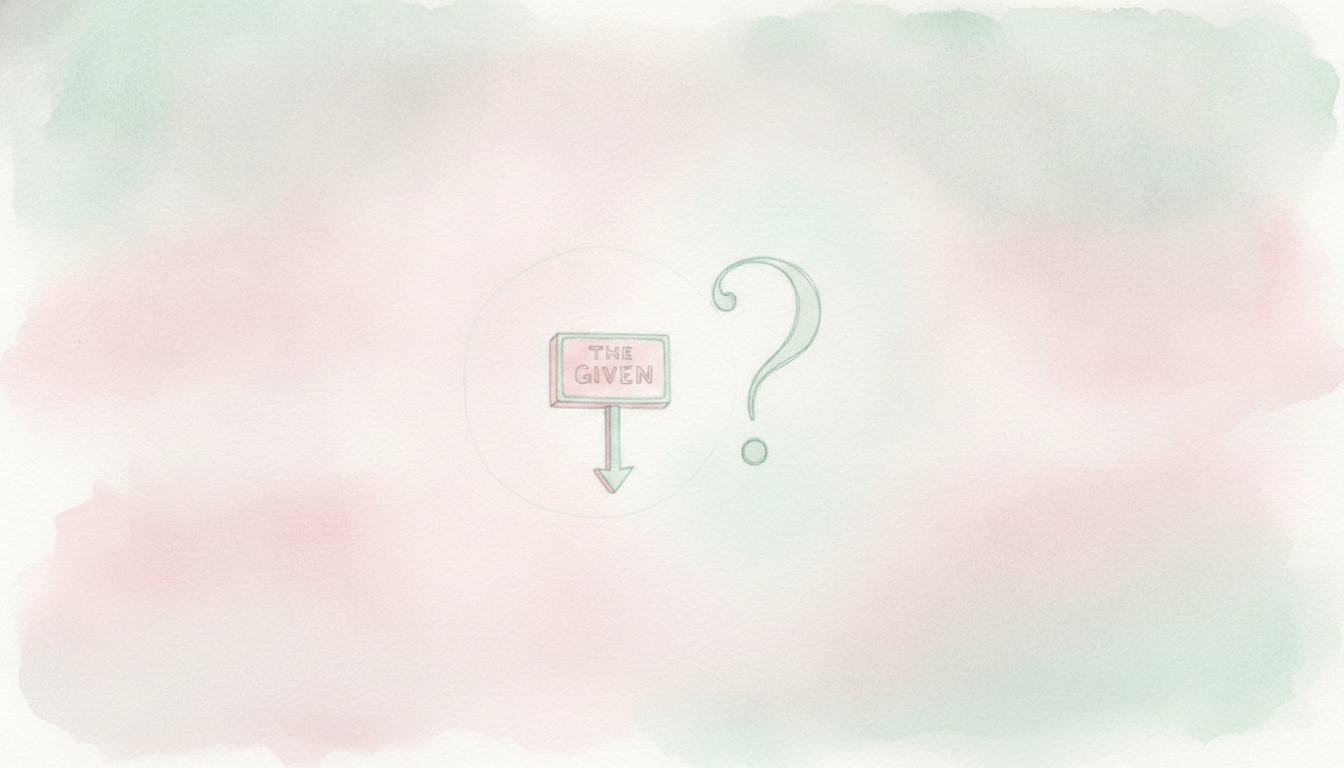 「決まってること」は、本当に決まってる？