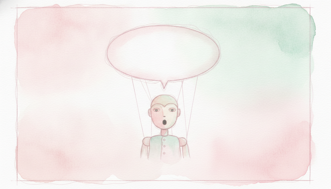 口は動いていたけれど、「喋って」はいなかった